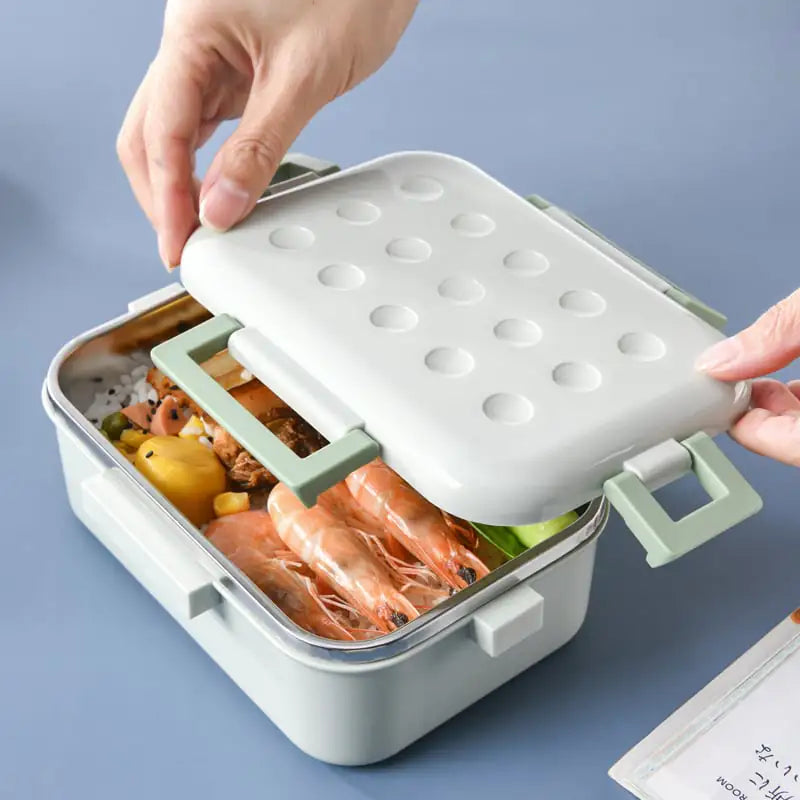 Japanese Portable Stainless Steel Bento Box