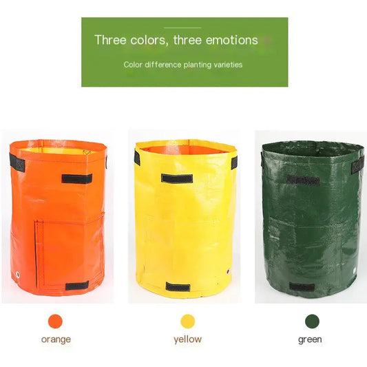 Breathable PE Plant Growth Bags for Potatoes & Tomatoes
