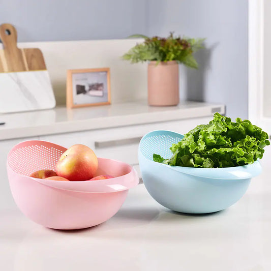 Multifunctional Vegetable and Fruit Washing Basket