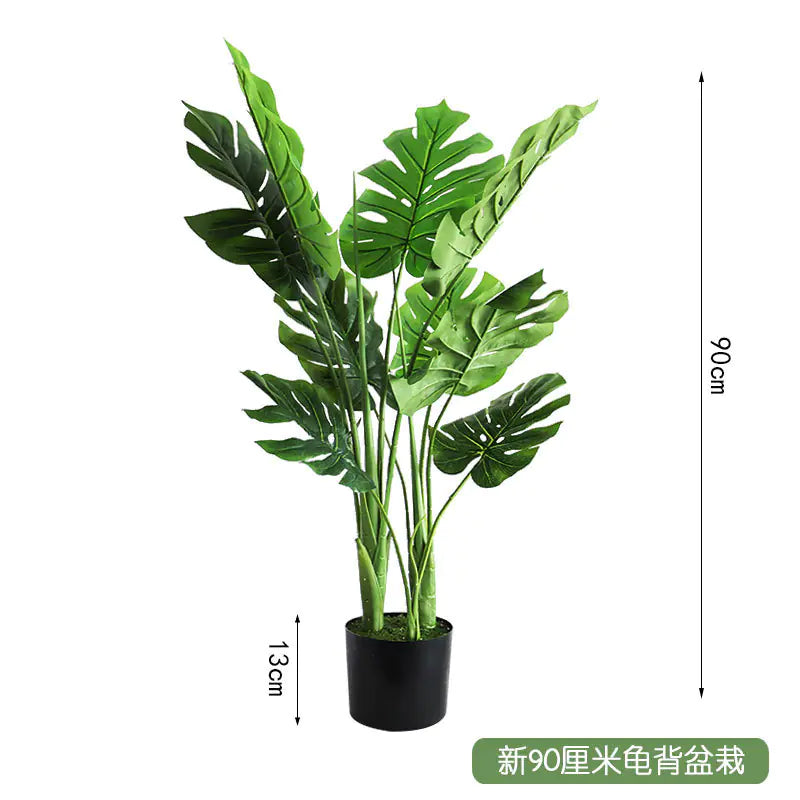 Artificial Monstera Plant for Home and Office Decor