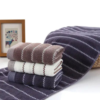 Soft Cotton Face Towel with Embroidery
