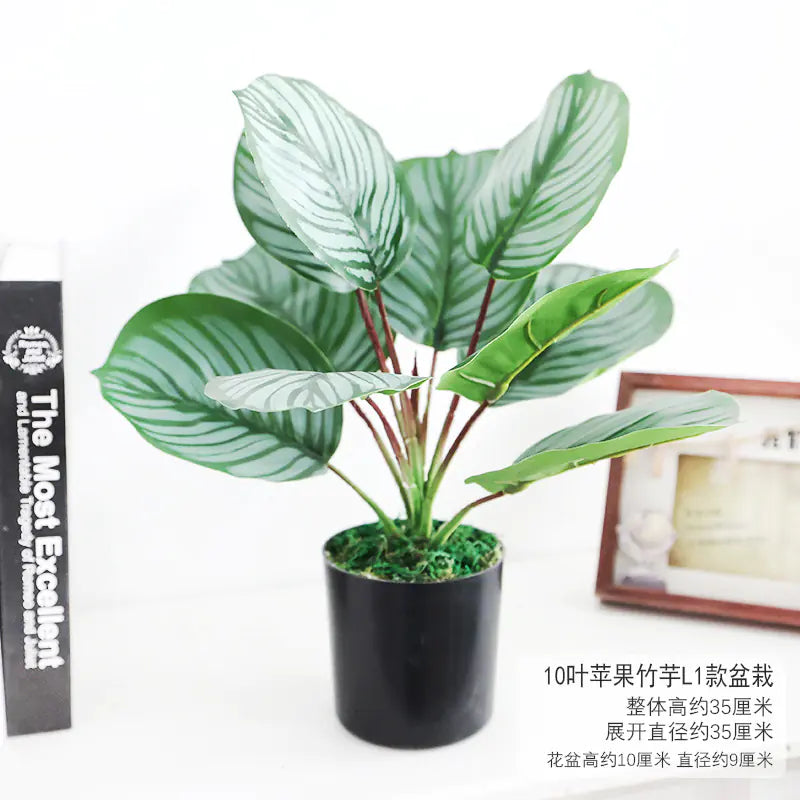 Artificial Monstera Plant for Home and Office Decor