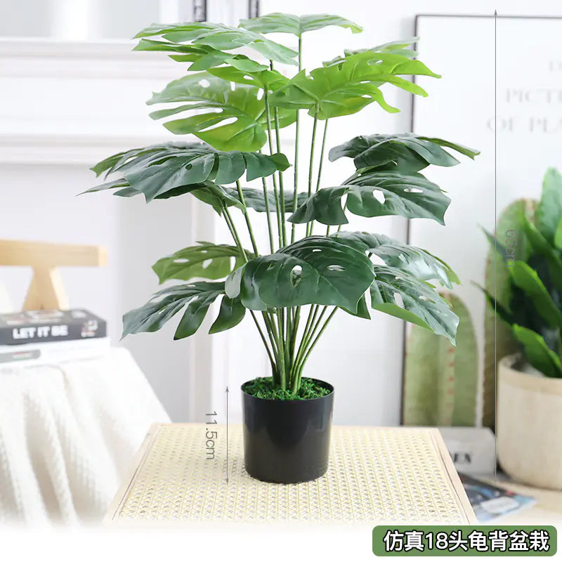 Artificial Monstera Plant for Home and Office Decor