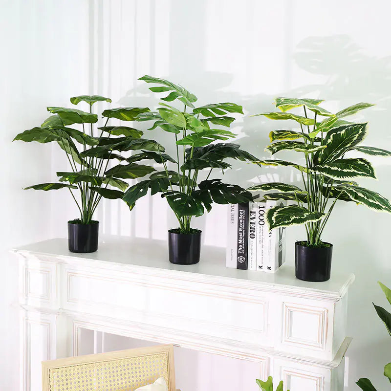 Artificial Monstera Plant for Home and Office Decor