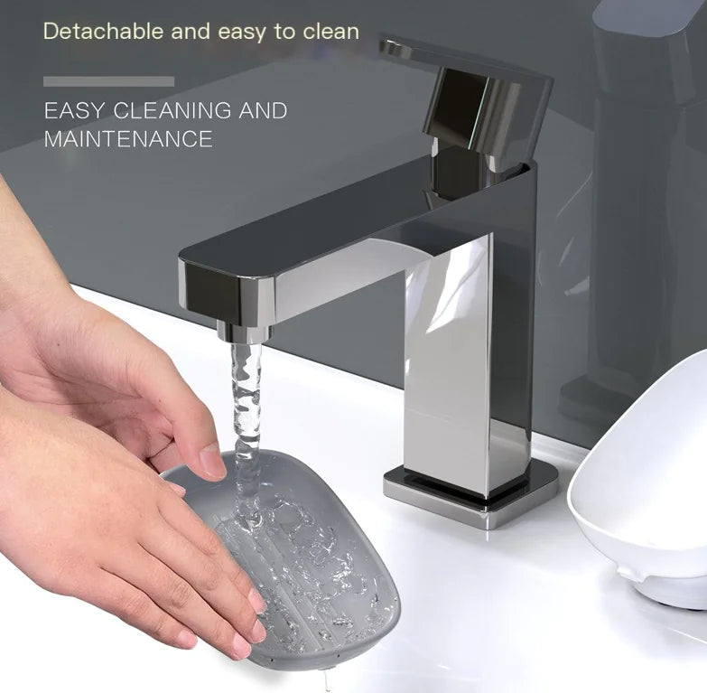 Suction Cup Soap Dish for Bathroom Storage
