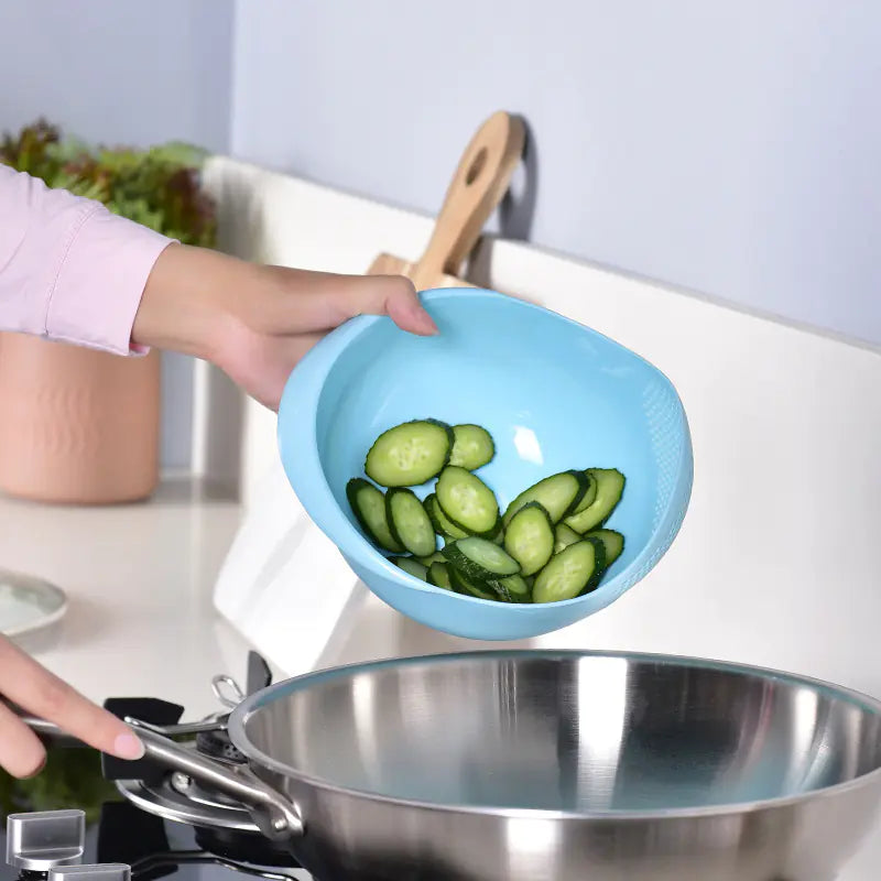 Multifunctional Vegetable and Fruit Washing Basket